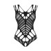Боди с большими вырезами Obsessive B139 crotchless teddy S/M/L, с доступом - Фото №3