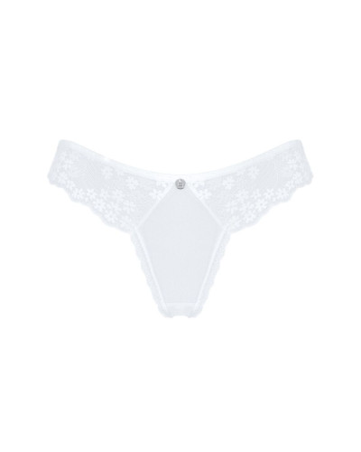 Полупрозрачные трусики Obsessive Heavenlly panties M/L, открытые ягодицы - Фото №5
