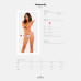 Полупрозрачные трусики Obsessive Heavenlly panties M/L, открытые ягодицы - Фото №7