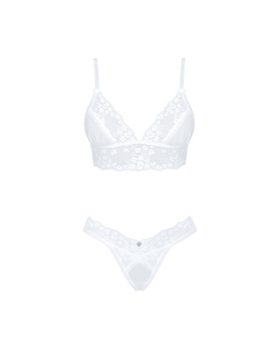 Еротичний комплект Obsessive Heavenlly 2-pcs set XS/S, бюстгальтер і танга - Фото №3