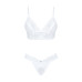 Еротичний комплект Obsessive Heavenlly 2-pcs set M/L, бюстгальтер і танга - Фото №3