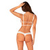 Еротичний комплект Obsessive Heavenlly 2-pcs cupless set XS/S, відкриті груди, з доступом - Фото №2