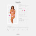 Эротический комплект Obsessive Heavenlly 2-pcs cupless set M/L, открытая грудь, с доступом - Фото №5