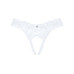 Мереживні танга Obsessive Heavenlly crotchless thong XS/S, з доступом - Фото №5