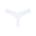 Мереживні танга Obsessive Heavenlly crotchless thong XS/S, з доступом - Фото №6
