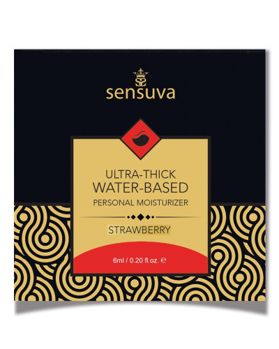 Пробник Sensuva - Ultra–Thick Water-Based Strawberry (6 мл) - Фото №1