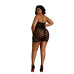 Сукня-бодістокінг Moonlight Plus Model 10 XL-XXXL Black - Фото №2