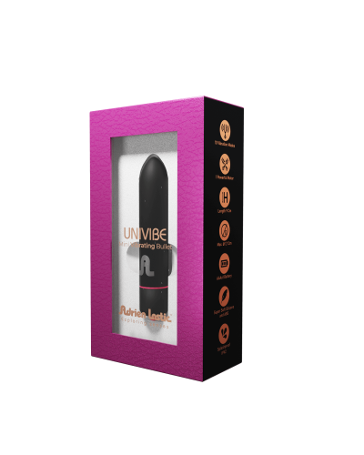 Віброкуля Adrien Lastic Univibe, 10 режимів роботи, силікон, на батарейках - Фото №3
