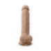Фаллоимитатор с вибрацией SilexD Vetus Vibro Flesh (MODEL 1 size 8in) + LRS, двухслойный, диам.4,2см - Фото №3