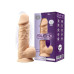 Фалоімітатор з вібрацією SilexD Norman Vibro Flesh (Model 1 size 8,5") + LRS, діаметр 5 см - Фото №1