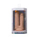 Подвійний фалоімітатор з вібрацією SilexD Double Gusto Vibro Flesh (Model 1 size 8" & 7") + LRS, діа - Фото №6