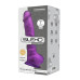 Фаллоимитатор SilexD Johnny Purple (MODEL 1 size 7in), двухслойный, силикон+Silexpan, диаметр 3,8 см - Фото №2