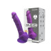 Фаллоимитатор SilexD Johnny Purple (MODEL 1 size 7in), двухслойный, силикон+Silexpan, диаметр 3,8 см - Фото №3