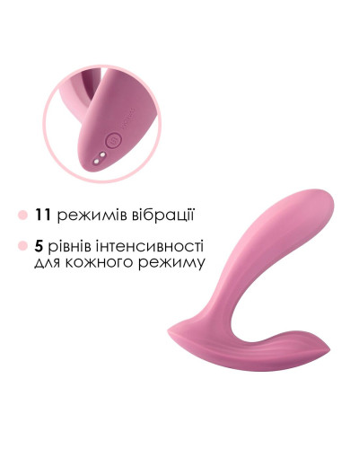 Смарт вібратор в трусики Svakom Erica Romantic Rose, дуже гнучкий, 2 мотори - Фото №4