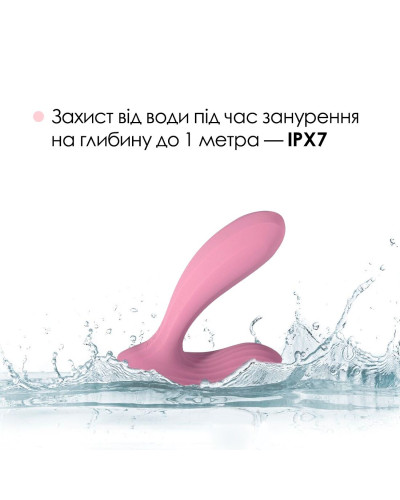 Смарт вібратор в трусики Svakom Erica Romantic Rose, дуже гнучкий, 2 мотори - Фото №5