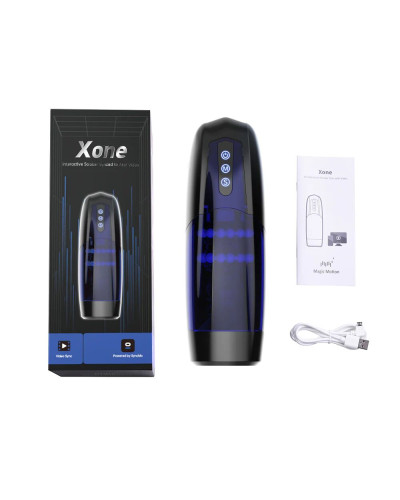 Інтерактивний смарт мастурбатор Magic Motion Xone, імітація фрикцій, 10 режимів, кнопка турбо - Фото №7
