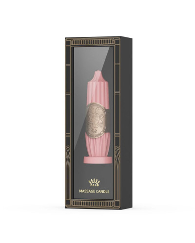 Розкішна масажна свічка Zalo Massage Candle Pink - Фото №2