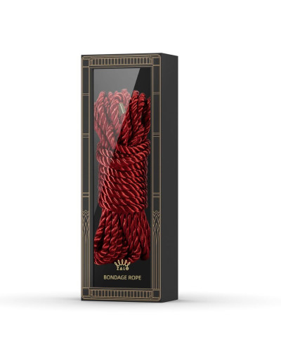 Розкішна мотузка для Шибарі Zalo Bondage Rope Red - Фото №2