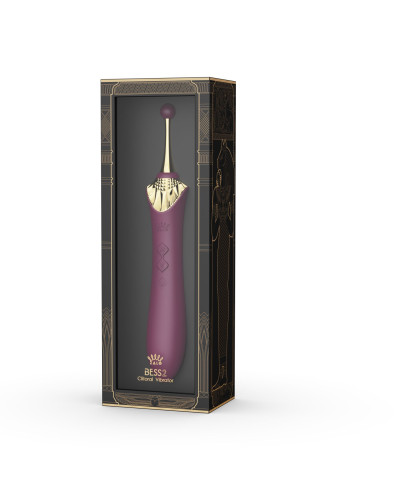 Мультифункциональный вибратор Zalo — Bess 2 Velvet Purple, 4 насадки, подогрев - Фото №11