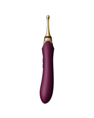 Мультифункциональный вибратор Zalo — Bess 2 Velvet Purple, 4 насадки, подогрев - Фото №9