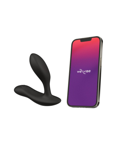 Смарт-вібромасажер простати We-Vibe Vector+ CHARCOAL BLACK, пульт ДК, регульований кут нахилу - Фото №2