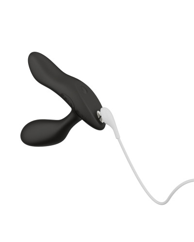 Смарт-вібромасажер простати We-Vibe Vector+ CHARCOAL BLACK, пульт ДК, регульований кут нахилу - Фото №5