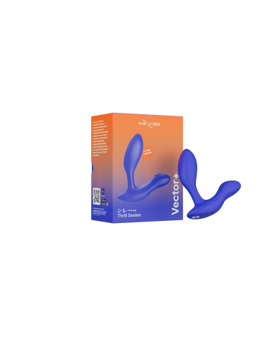 Смарт-вибромассажер простаты We-Vibe Vector+ ROYAL BLUE, пульт ДУ, регулируемый угол наклона - Фото №7