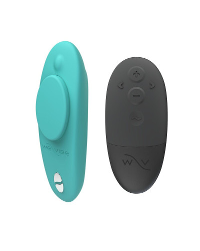 Смарт-вібратор у трусики We-Vibe Moxie+ Aqua, оновлений пульт ДК - Фото №1