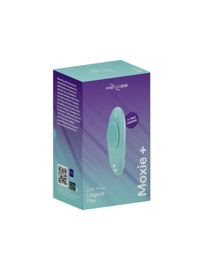 Смарт-вібратор у трусики We-Vibe Moxie+ Aqua, оновлений пульт ДК - Фото №3