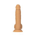 Фалоімітатор ADDICTION Dual Density Silicone Dildo Caramel 8″, присоска, діаметр 4,3 см, віброкуля в - Фото №2