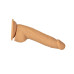 Фалоімітатор ADDICTION Dual Density Silicone Dildo Caramel 8″, присоска, діаметр 4,3 см, віброкуля в - Фото №3