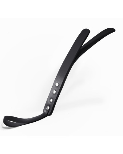 Падл двошаровий Feral Feelings Leather Mini Paddle Black, натуральна шкіра, black - Фото №1