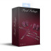 Набор для БДСМ 3 в 1 Feral Feelings BDSM Kit 3 Burgundy, burgundy, наручники, поножи, крестовина - Фото №2