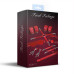 Набор Feral Feelings BDSM Kit 7 Red, наручники, поножи, коннектор, маска, паддл, кляп, зажимы - Фото №2