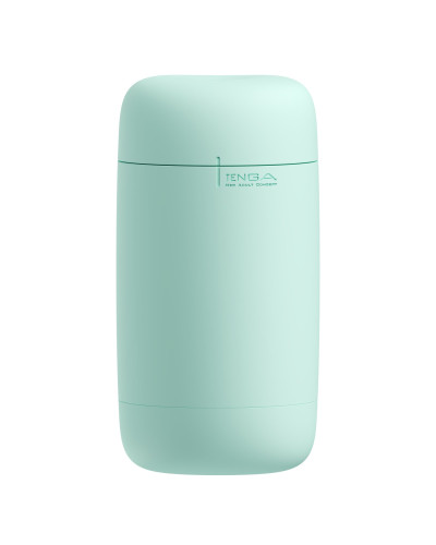 Мастурбатор TENGA PUFFY MINT GREEN, ультрамягкий материал, многоразовый, сквозной - Фото №1