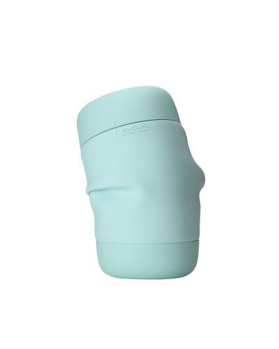 Мастурбатор TENGA PUFFY MINT GREEN, ультрамягкий материал, многоразовый, сквозной - Фото №5