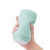Мастурбатор TENGA PUFFY MINT GREEN, ультрамягкий материал, многоразовый, сквозной - Фото №6