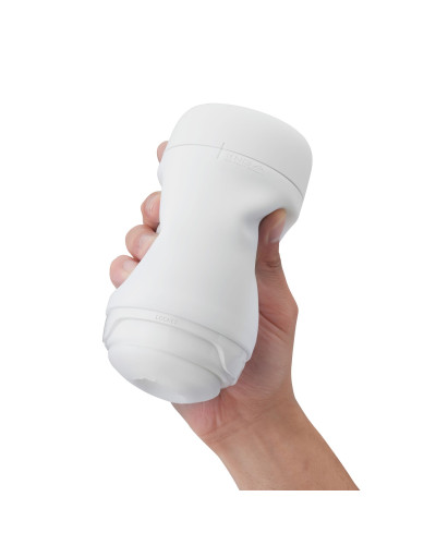 Мастурбатор TENGA PUFFY SUGAR WHITE, ультрамягкий материал, многоразовый, сквозной - Фото №6