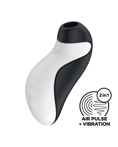 Вакуумный стимулятор с вибрацией Satisfyer Orca - Фото №1
