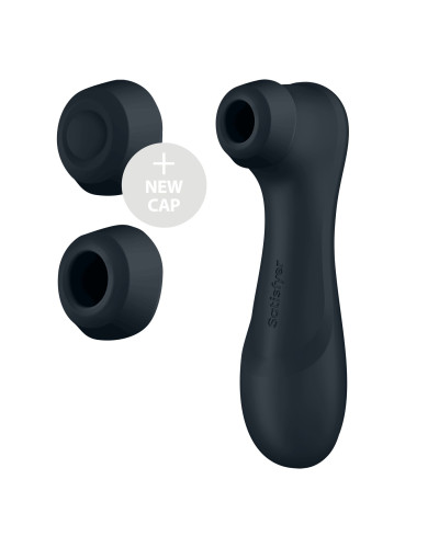 Вакуумний кліторальний стимулятор Satisfyer Pro 2 Generation 3 with Liquid Air Connect App Dark Grey - Фото №2