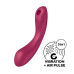 Вакуумный стимулятор с вибрацией Satisfyer Curvy Trinity 1 Red, игрушка 3в1 - Фото №1