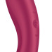 Вакуумный стимулятор с вибрацией Satisfyer Curvy Trinity 1 Red, игрушка 3в1 - Фото №3