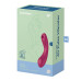 Вакуумный стимулятор с вибрацией Satisfyer Curvy Trinity 1 Red, игрушка 3в1 - Фото №5
