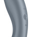 Вакуумний стимулятор з вібрацією Satisfyer Curvy Trinity 1 Bluegrey, іграшка 3в1 - Фото №3