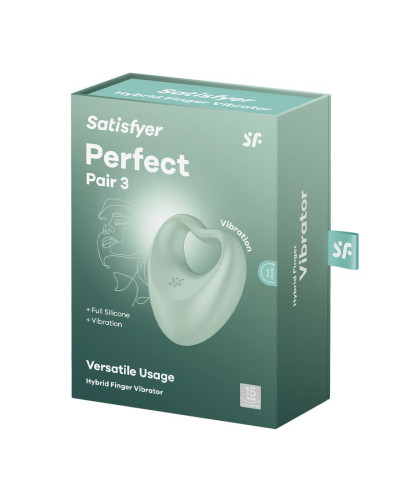 Вібратор на палець та ерекційне кільце 2в1 Satisfyer Perfect Pair 3 - Фото №7