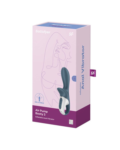 Анальний вібратор надувний Satisfyer Air Pump Booty 2 - Фото №5