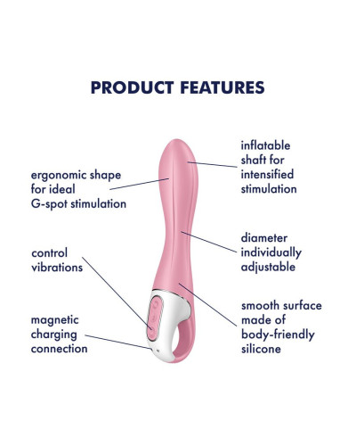 Вибратор точки G надувной Satisfyer Air Pump Vibrator 2 - Фото №4