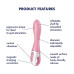 Вибратор точки G надувной Satisfyer Air Pump Vibrator 2 - Фото №4