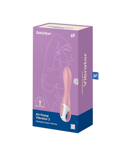 Вибратор точки G надувной Satisfyer Air Pump Vibrator 2 - Фото №5