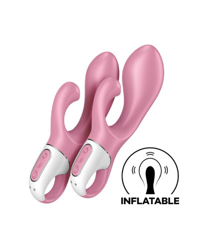 Вібратор-кролик надувний Satisfyer Air Pump Bunny 2 - Фото №1